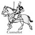 A clipart of a knight on a horse